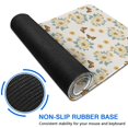 thumbnail image 6 of 31.5x11.8 Inch Gaming Mouse Pad, Non-Slip Stitched Rubber Desk Mat for Desktop & Laptop,Butterfly Floral Vintage Beige Pattern, 6 of 6