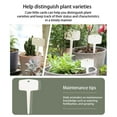 thumbnail image 5 of HCJKDU Plant Labels, 12 PCS T-Type Plastic Plant Tags Waterproof Plant Markers Nursery Garden Labels for Outdoor Indoor Plants Herbs Flowers Vegetable Potted Belt Marker Pen, 5 of 7
