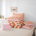 thumbnail image 6 of Homewish Cute Strawberry 7-Piece Twin Bedding Sets,Sweet Fruit Bedding Comforter Set,Orange Green Red Sheet Sets For Girls Kids,Super Cozy Room Decor Reversible, 6 of 8
