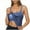 Blue, variant on Karight Women's Workout Yoga Racerback Tank Tops with Built in Shelf Bra