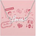 thumbnail image 1 of LAICAIW Singer Inspired Necklace Album Gift for Singer Fans Music Lovers Gift Singer Song Gift Music Jewelry, 1 of 7