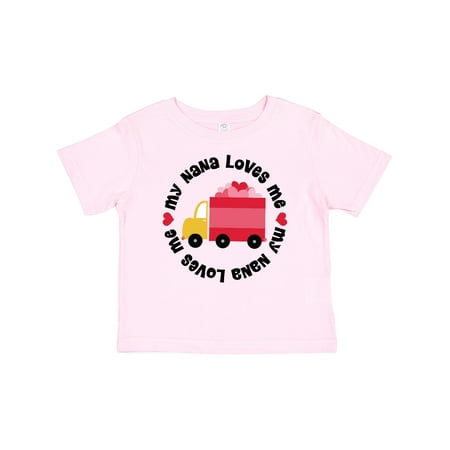 

Inktastic My Nana Loves Me Valentine Gift Baby Boy or Baby Girl T-Shirt