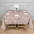 thumbnail image 3 of Pink Princess Unicorn Pattern Square Tablecloth,Waterproof Square Table Cover,Wipeable Spillproof Washable Table Cover for Home Kitchen Party Decor 60"x60"(152x152cm), 3 of 6