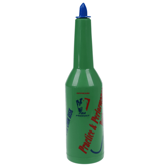 2X Flair Bartender Bartending Practice Bar Pub Bottle Wine Cocktail Shaker - Green,2 x Practice bar bottle,green