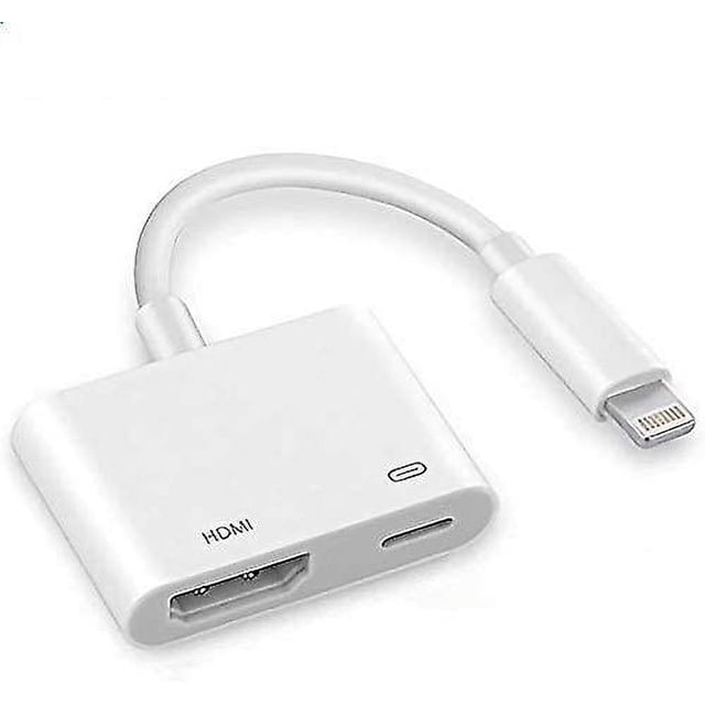 Digital Av Hdmi Adapter, Apple Mfi Certified Iphone Lightning To Hdmi Connector Compatible