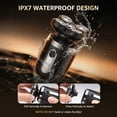 thumbnail image 6 of Arenviy Head Shavers for Bald Men, 5D Bald Head Shavers for Men Electric Razor, IPX7 Waterproof Wet/Dry Shaver with LED Display, Gifts for Men, 6 of 9