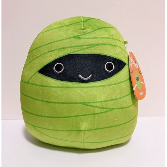 Squishmallows 2022 Halloween Squad #1 8" Major the Green Mummy Plush Doll Toy