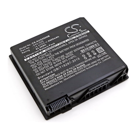 4400mAh B056R014-0037 0B110-00080000 A42-G55 Battery for Asus G55VM-S1020V G55VW G55VM-DH71-CA G55VM-RS71 G55VW-DH71-CA G55V G55