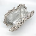 thumbnail image 6 of StyleSack Rose Crystal Clutch Purse for Women - Rhinestone Evening Bag, Wedding Party Purse with Chain, 6 of 7