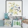 thumbnail image 2 of Designart 'Ancient Chrysanthemums With Bouquet II' Traditional Framed Canvas Wall Art Print, 2 of 5