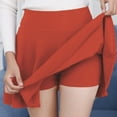 thumbnail image 5 of Fgnfyis High Waist Versatile Shorts for Women Candy Colored Inner Exposure Ideal for Layering Under Any Skirt Comfort and Style Red XL, 5 of 5