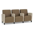 thumbnail image 1 of Lesro Ravenna Lounge Reception 3 Seat Tandem Seating in Brown, 1 of 5