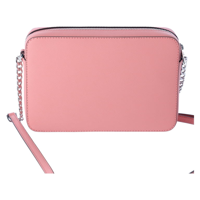 Michael Kors Jet Set Large East West Saffiano Leather Crossbody Bag Pastel Pink