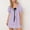 Purple, variant on BLTIBY Women's Babydoll Mini Dress Puff Sleeve Square Neck Cute Tie Dresses Plaid Sundress Trendy Going Out Dress Streetwear Clothes Khaki S