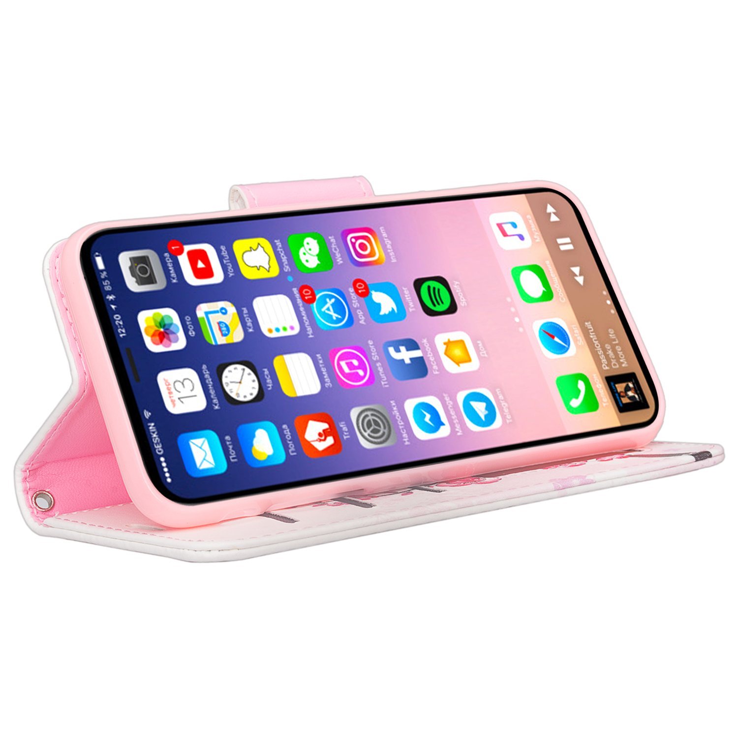 Sumaclife Protective Stylish Design Case for Apple iPhone X Exact Perfect Fit