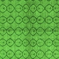 thumbnail image 1 of Ahgly Company Indoor Square Abstract Green Modern Area Rugs, 4' Square, 1 of 4