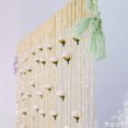 thumbnail image 4 of Brixlen Rose Floral Tassel String Curtain, Boho Sheer Door Curtain, Light Filtering Decorative Window Panel for Bedroom Living Room Salon, 4 of 5