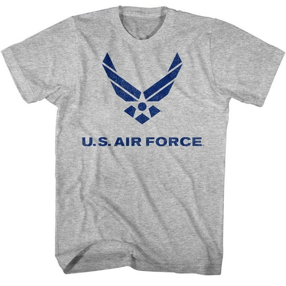 U.S. Air Force Logo Gray Heather Adult T-Shirt