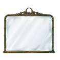 thumbnail image 1 of Hickory Manor House 8234V AG Classical Buffet Mirror - Antique Gold, 1 of 1