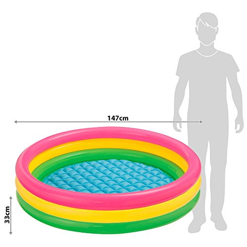 intex sunset glow inflatable pool