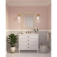 thumbnail image 3 of Lexie Collection One-Light Brushed Gold Contemporary Vanity Light, 3 of 10