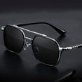 thumbnail image 4 of Double beam retro Kro new sunglasses For men with while UV driving, 4 of 8