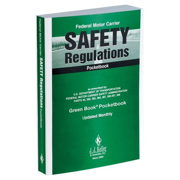 Federal Motor Carrier Safety Regulations Pocketbook (Softbound, English, 5"x7") - FMCSR Handbook Gives Drivers Easy Access to Federal Motor Carrier Safety Regulations - J. J. Keller & Associates