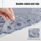 thumbnail image 5 of Tapete antideslizante para bañera | Ventosas potentes | Cloruro de polivinilo | 27,56 x 14,75 in | Gris o azul | Plataforma duradera para los pies de ducha | Protector de seguridad para el baño, 5 of 6