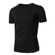 thumbnail image 1 of pstuiky camiseta de hombre, Sudadera con capucha de manga larga, color liso, con media cremallera, cuello alto, forro polar grueso, estilo cálido para hombre camisetas de hombre m, 1 of 9