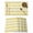White Yellow, variant on Purple Striped Placemats Set of 8, Farmhouse Vintage Stripes Placemats for Dining Table, Place Mats for Kitchen Tabletop, Waterproof Wipeable Dining Table Mats Set