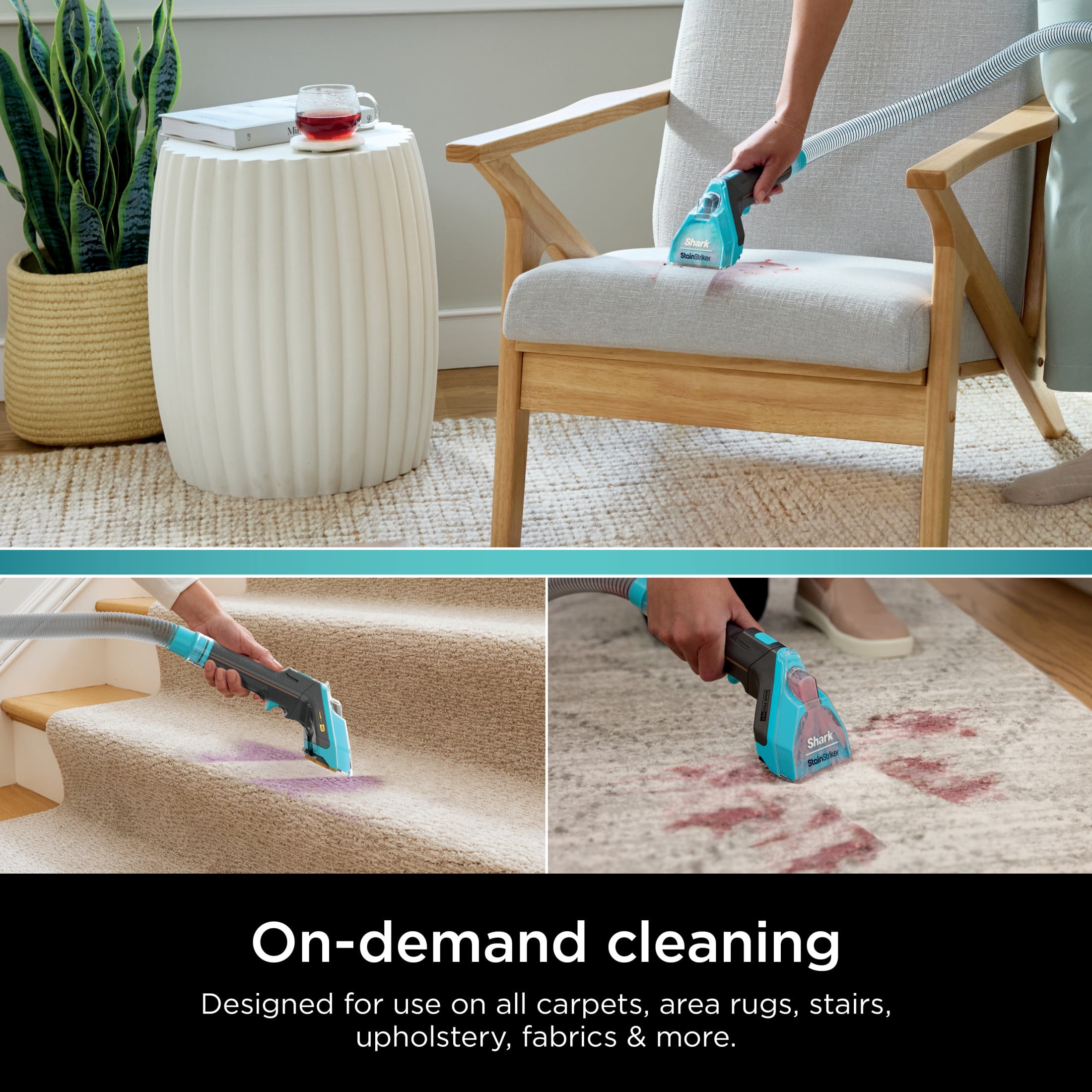 (4 pack) Shark Deep Clean Pet Formula 48 oz for Upright & Portable Carpet Cleaners