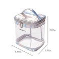 thumbnail image 3 of Bolsa de almacenamiento de cosméticos HUOGUO, grande, transparente, impermeable, 3 of 5