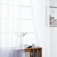 thumbnail image 7 of Dtwnek 2 Panels Set Sheer Curtains Light Filtering Window Drapes for Bedroom Living Room, 39" x 78", 7 of 7