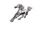 thumbnail image 1 of Pequeño Animal liso Broche de caballo Insignia Boda Nupcial Art Plata / Oro Zulema Broche nupcial, 1 of 7