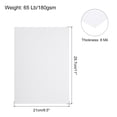 thumbnail image 2 of 50uds Cuero Textura Papel Encuadernación Cubiertas Unique Bargains Cubiertas para Negocio Documentos 8.5x11 Pulgadas 8 Mil 65 Lb Blanco Sin Perforar, 2 of 7