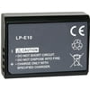 Battery For Canon LP-E10 - Fits EOS Rebel T3 T5 T6 EF-S KISS X50 X70 EOS 1100D 1200D 1300D For Rebel