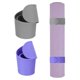 thumbnail image 1 of Uxcell 2Pcs Correa para Esteras de Yoga, Banda de Golpe para Mantener las Esteras Enrolladas, Soporte Ajustable para Esteras de Ejercicio - Ideal para Mujeres, Púrpura/Gris, 1 of 7