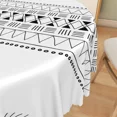 thumbnail image 5 of Tchckioa Geometry Black White Round Halloween Tablecloth,60 Inch Waterproof Table Cloth Cover for Kitchen, 5 of 6