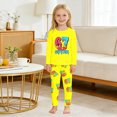 thumbnail image 2 of SgJHXb Pyjama à Manches Longues pour Filles avec Col Rond et Manches Raglan pour une Nuit Confortable, Vêtements de Nuit pour Filles Tailles 7-8 Ans, 2 of 4