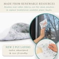 thumbnail image 4 of May Bright Reusable Paper Towels 2-Ply Washable Roll - Cloth Paper Towel Replacement - 15 Sheets of Paperless Paper Towels and Reusable Napkins With Greater Absorbency - Zero Waste, 4 of 8