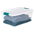 thumbnail image 3 of Caja de almacenamiento transparente con cierre de 14 litros, 3 of 6