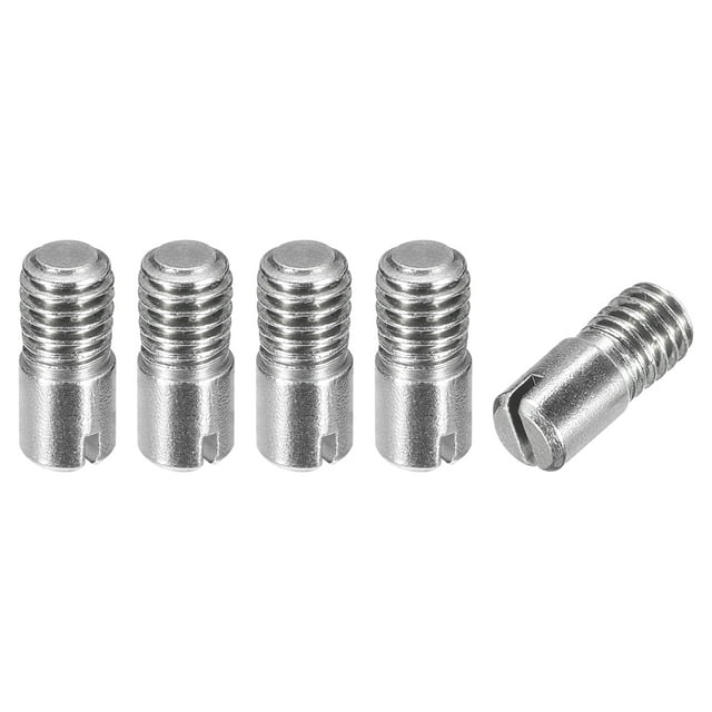 Unique Bargains 5Pack M6 x 14mm Slotted Cylindrical Pin 304 Stainless Steel Dowel Locating Pin