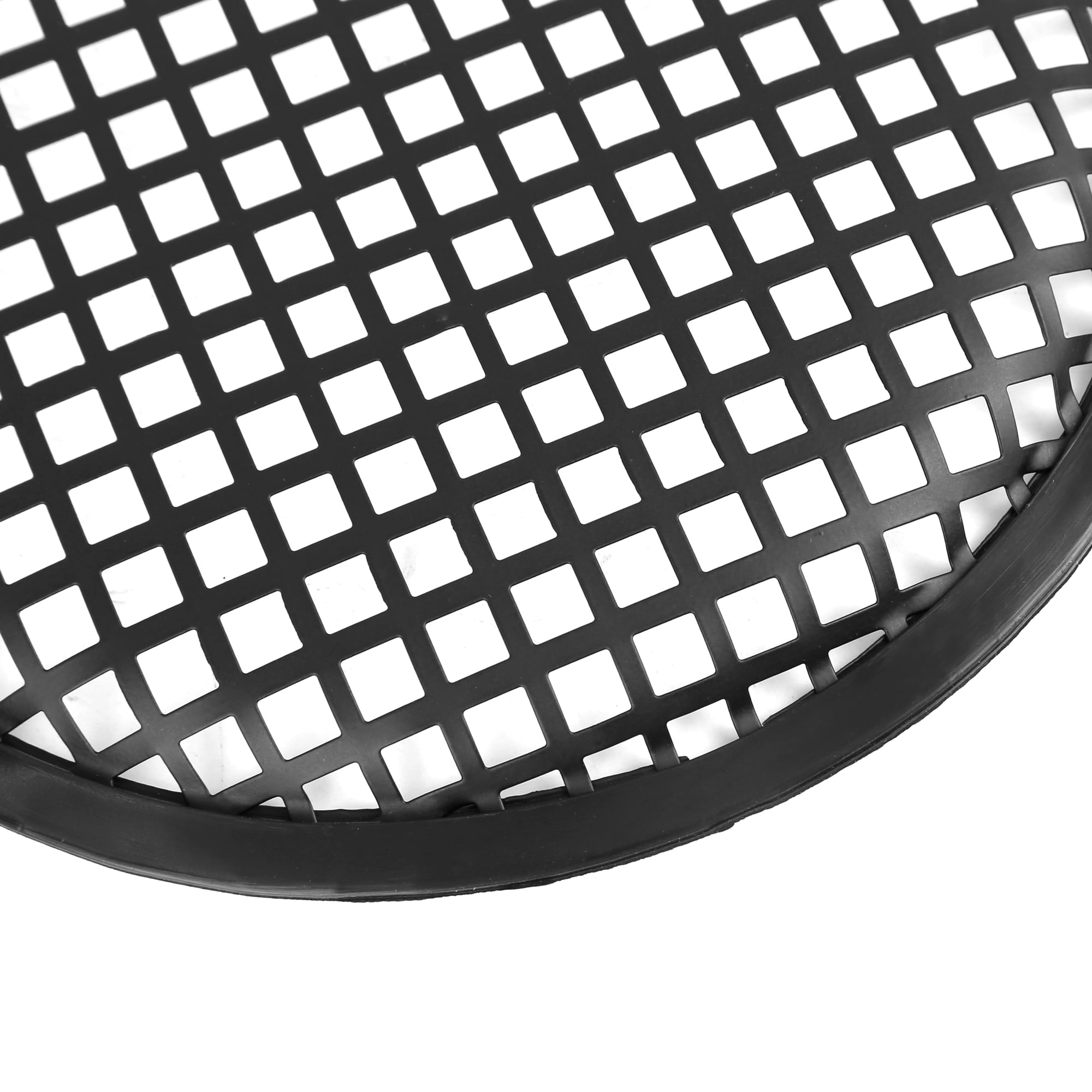 Unique Bargains 2pcs 8 In Car Audio Speaker Cover Metal Mesh Subwoofer Grill Horn Guard