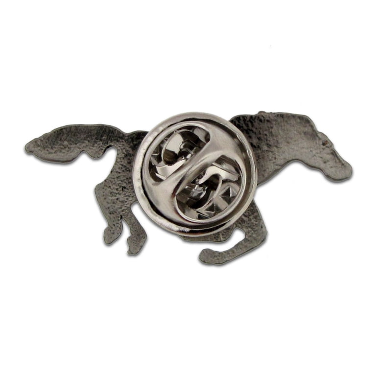 PinMart Antique Silver Wild Horse Lapel Pin – Perfect For Animal Lovers