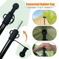 thumbnail image 4 of IC ICLOVER Tarp Poles - Telescoping Camping Tent Poles Replacement, Upgraded 4-Section Heavy Duty Aluminum Rods with Stakes & Guylines for Rain Fly, Camping Shelter, Awning Canopy RV Car, Set of 2, 4 of 6