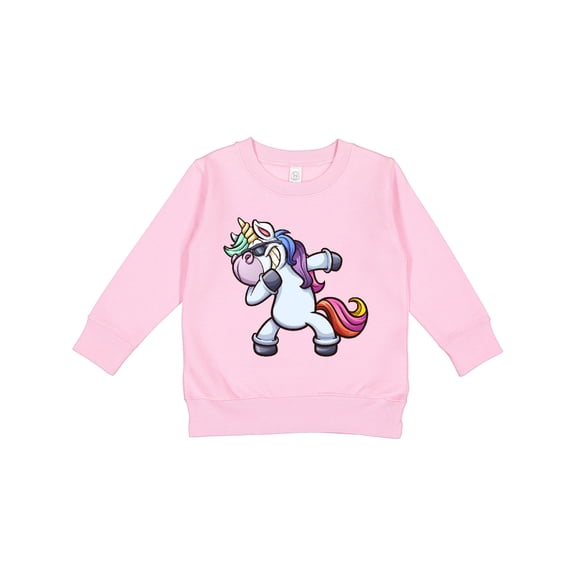 Inktastic Dabbing Unicorn Toddler Sweatshirt