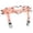 Light Pink, variant on Women's Punk Studded Dance Leg Rings And Sock Holders Stylish Adjustable Accessories For Festival Outfits, Pink, One Size
