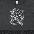 thumbnail image 4 of Inktastic White Big/small Bikes Girls Toddler Dress, 4 of 5