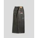 thumbnail image 2 of Nuevos pantalones vaqueros de cintura baja con bordado de extraterrestre retro para mujer, pantalones de pierna recta holgados de moda 2023, pantalones vaqueros Y2k, pantalones vaqueros casuales lavad, 2 of 4