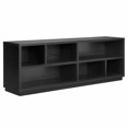 thumbnail image 6 of Evelyn&Zoe Bowman Rectangular TV Stand for TV's up to 75", Alder Brown, 6 of 9